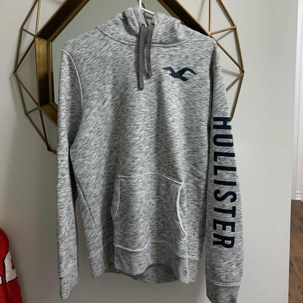 Grey Hollister hoodie